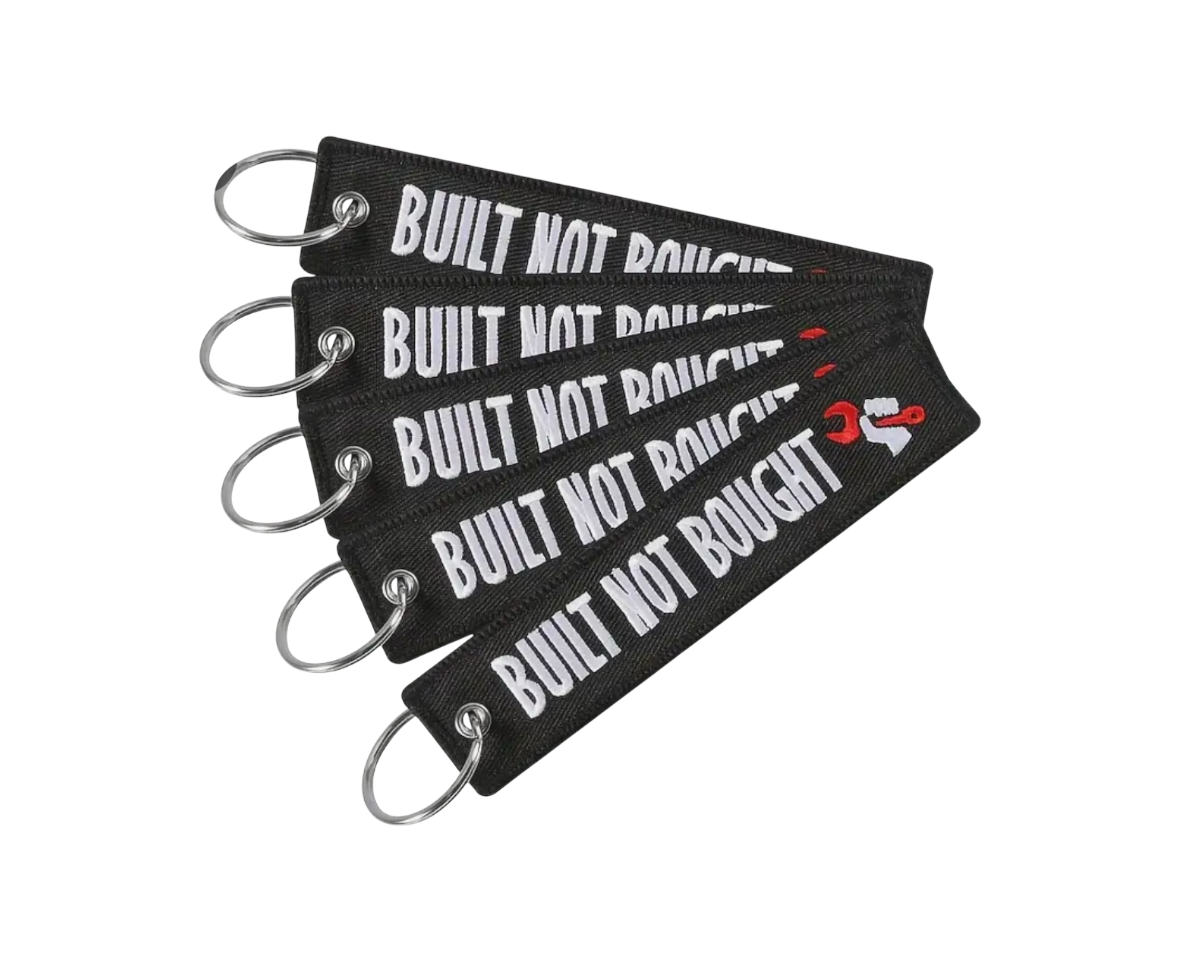 Built Not Bought Jet Tag