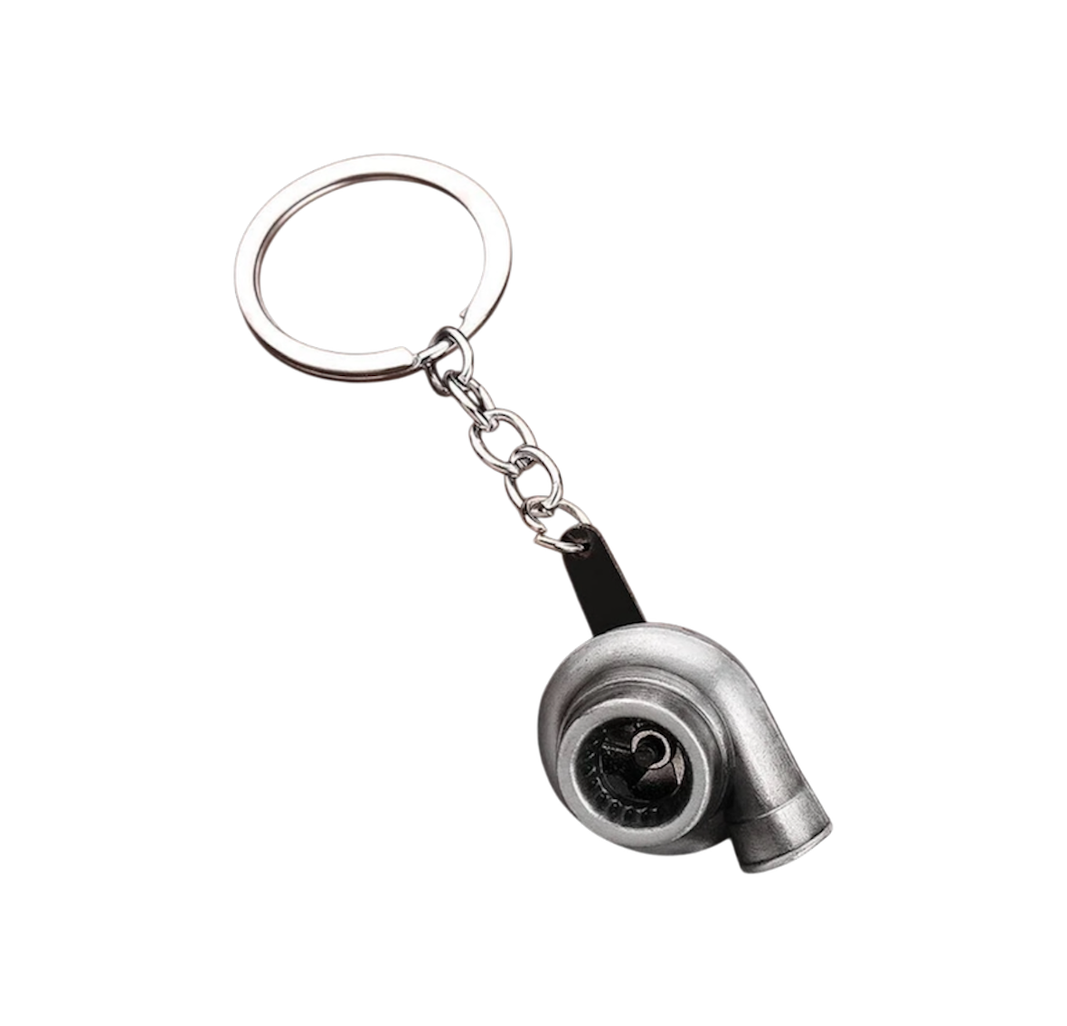Solid Color Turbine Alloy Unisex Keychain