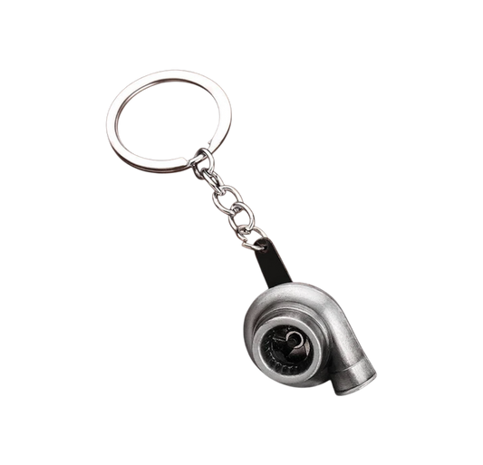 Solid Color Turbine Alloy Unisex Keychain