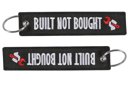 Built Not Bought Jet Tag