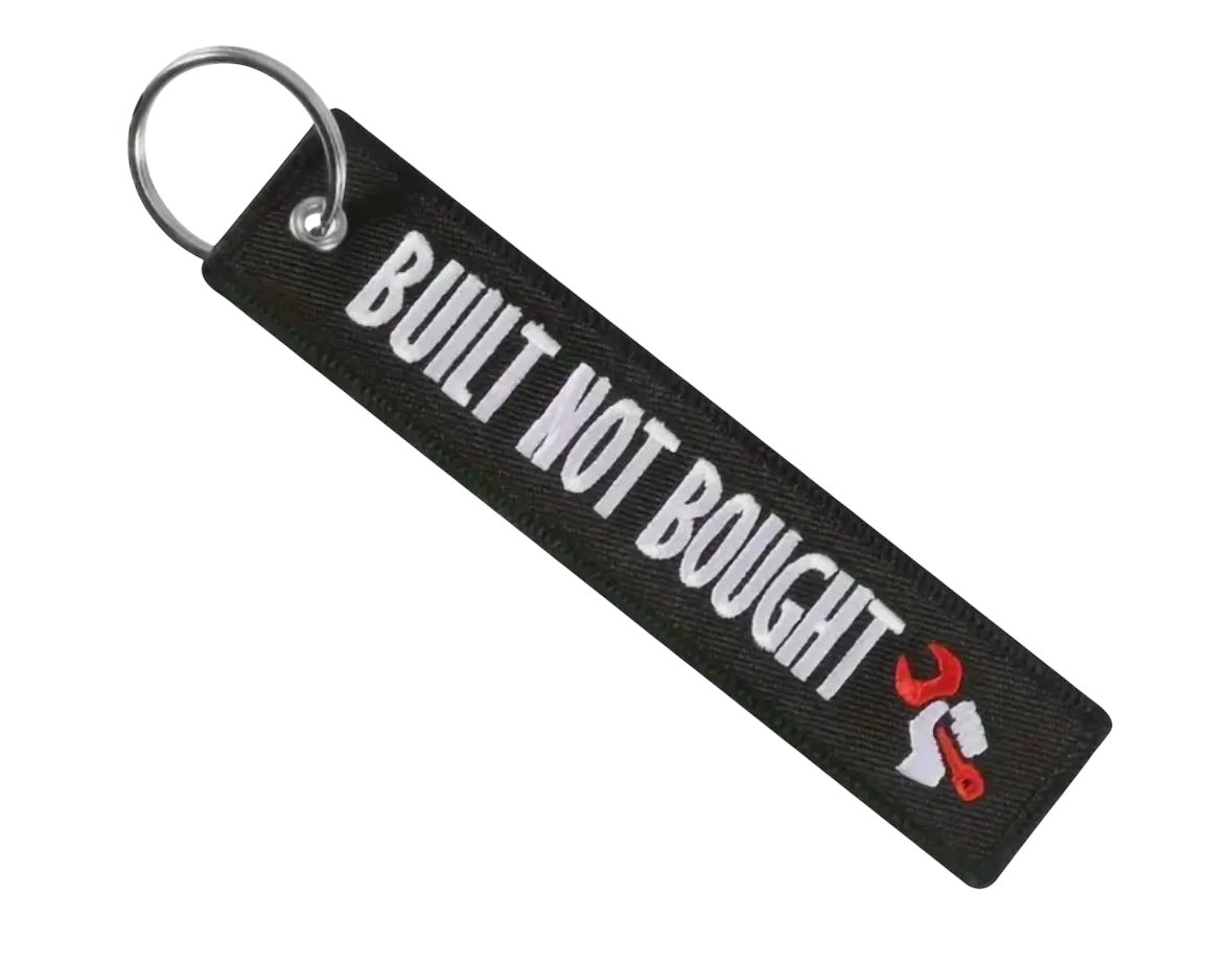 Built Not Bought Jet Tag