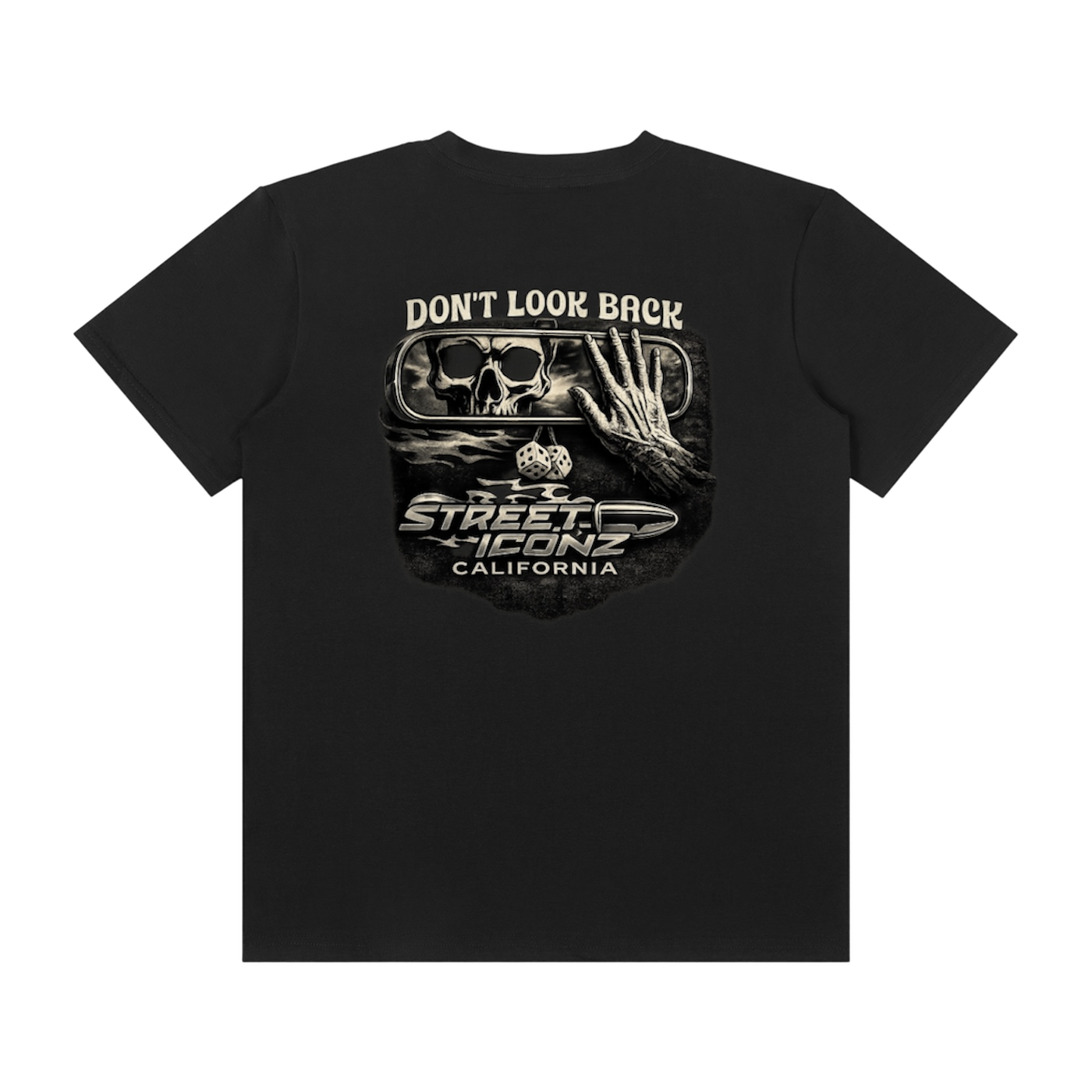 “Don’t Look Back” Street Iconz California Graphic Tee
