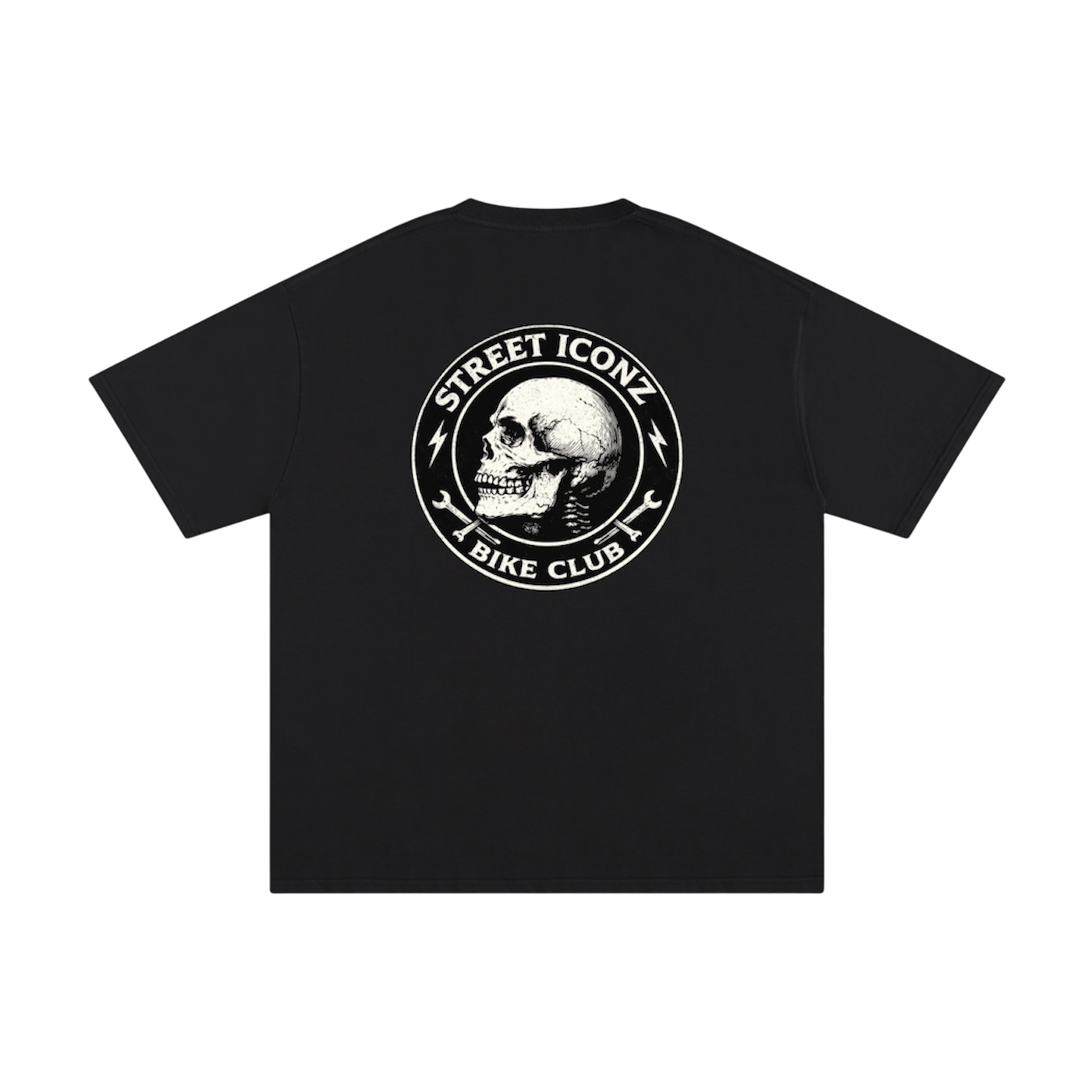 Street Iconz Bike Club “Side Skull”Graphic Tee