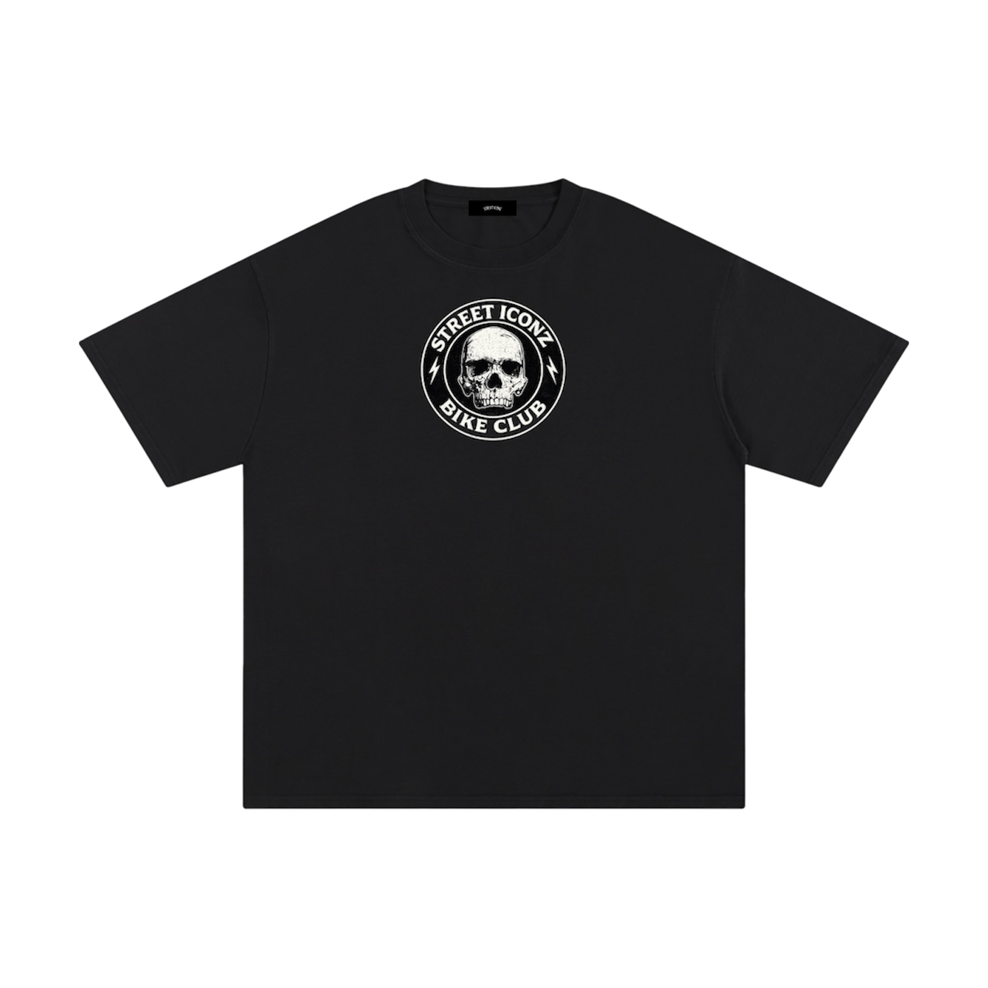 Street Iconz Bike Club “Staring Skull” Graphic Tee